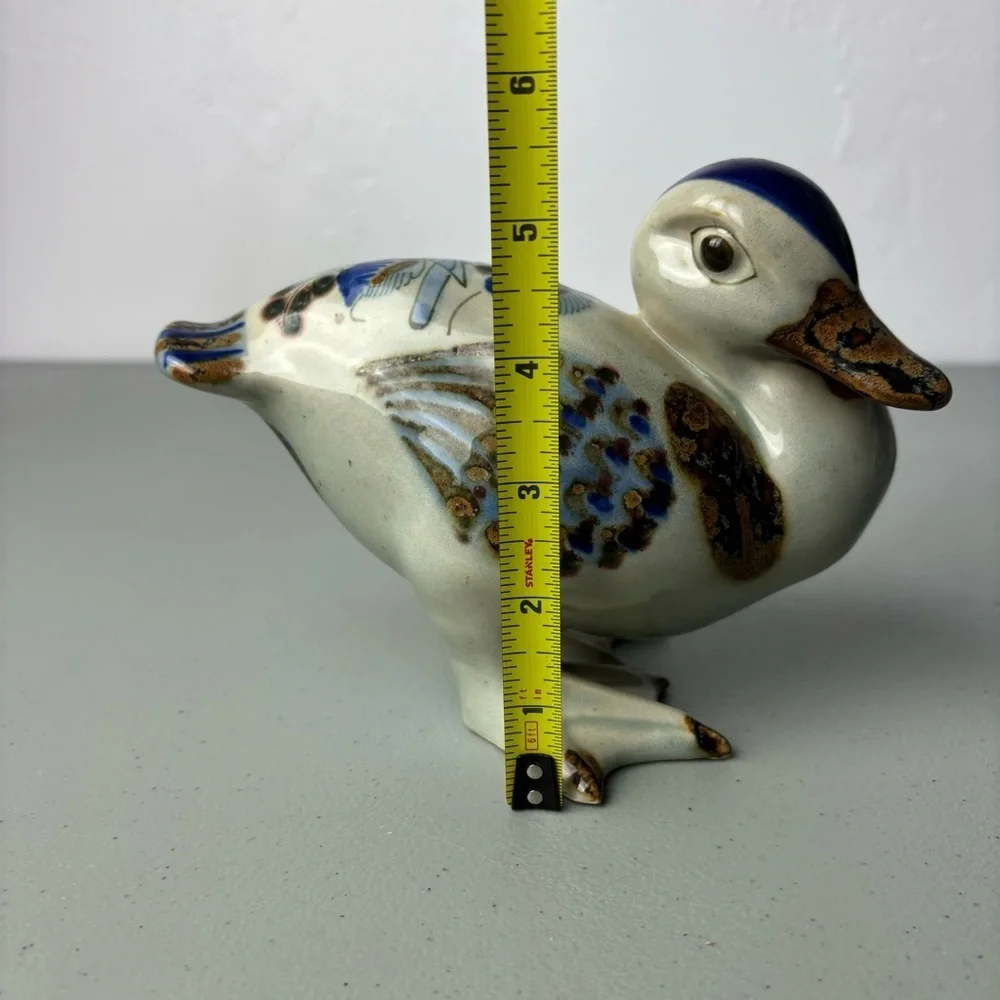Duck Mexico Pottery Tonala Style Animal Lake